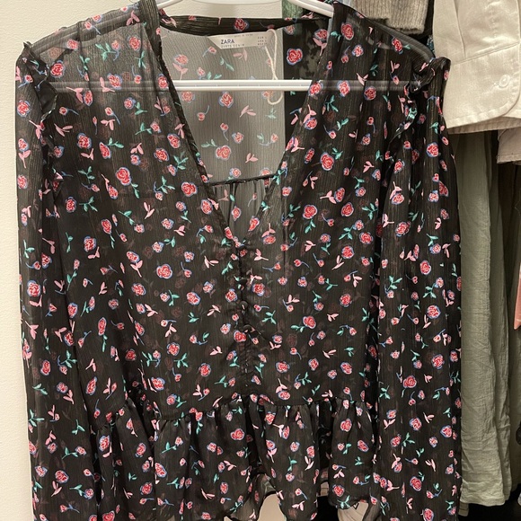 Sheer Shimmery Zara Top - Picture 4 of 8